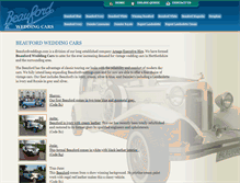 Tablet Screenshot of beaufordweddings.com